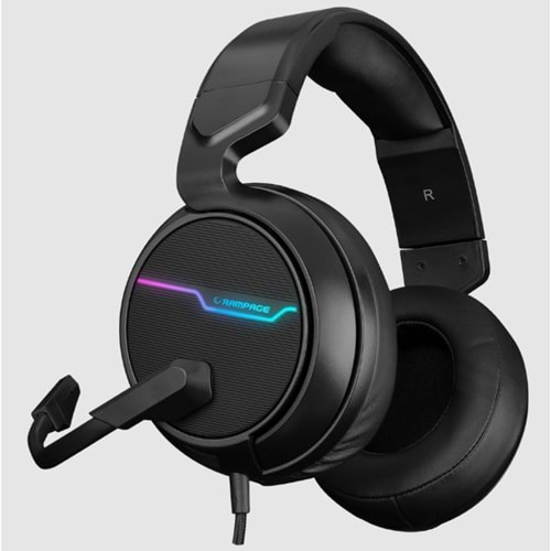 RGW9 COMFORT Siyah USB 7.1 Surround Sound RGB Oyuncu Mikrofonlu Kulaklık
