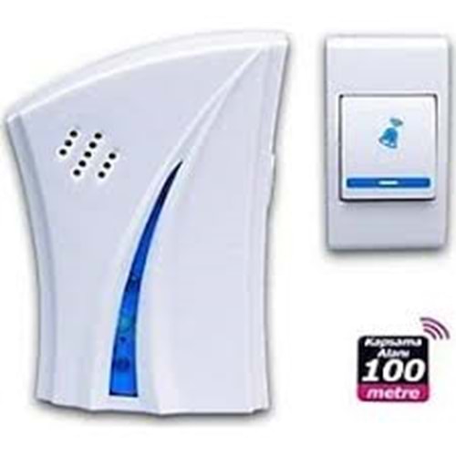 ZL-3952 Kablosuz Kapı Zili 32 Melodi Kumandalı 100mt