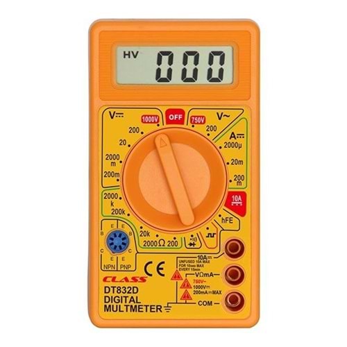 DIJITAL MULTIMETRE DT 832D