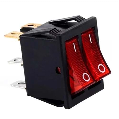 IC-101 İkili Işıklı Soba Anahtarı