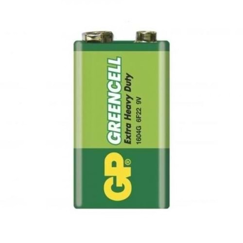 GP 1604G-B Greencell 9 Volt Pil