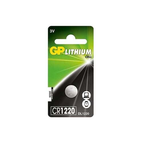 GP1220 CR1220 3V Lityum Pil