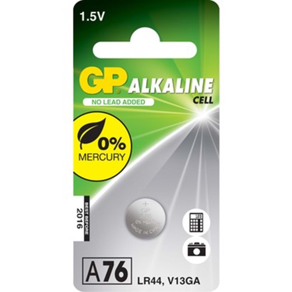 A76 LR44 Alkalin Pil 2'li Paket