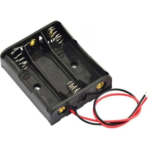 3'lü AA Pil Yatağı