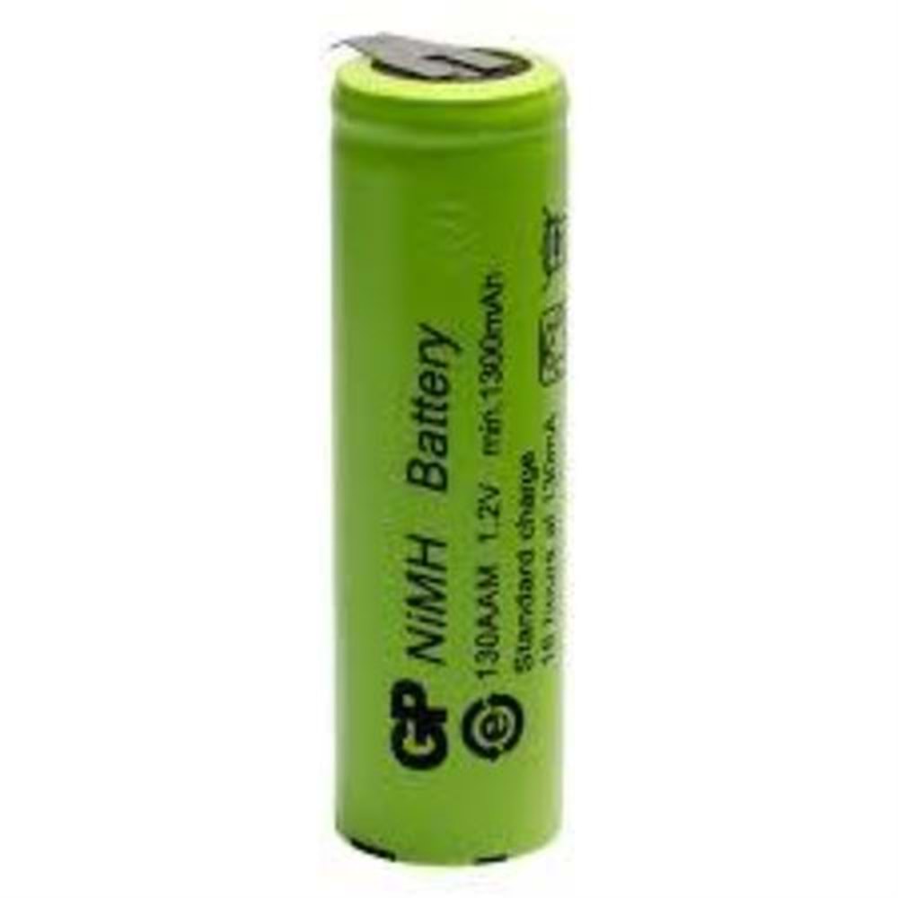 18262 1300mA 1.2V Düz Kafa Puntalı AA Kalem Pil 130AAM