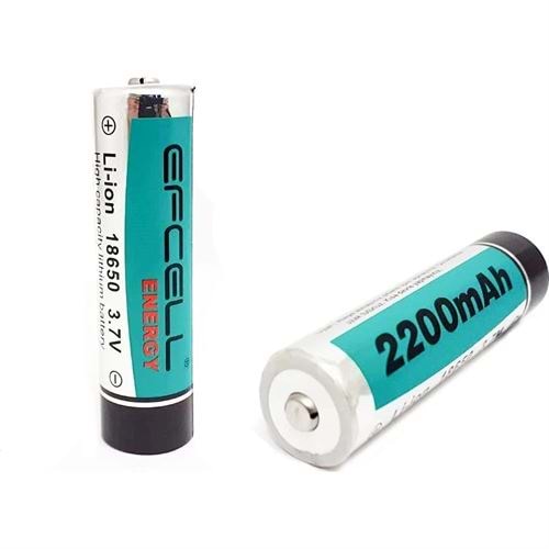 C-1021L 18650 2200 Başlıklı Pil