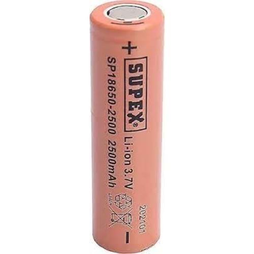 22066 18650-2500 3.7V 2500mAh Düz Kafa LI-ION Pil