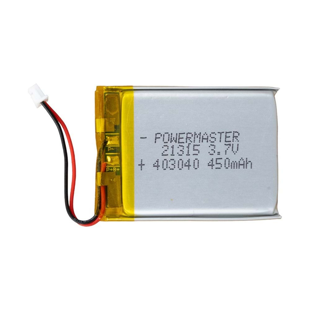21315 403040 3.7V 450mAh Lityum Polimer Pil