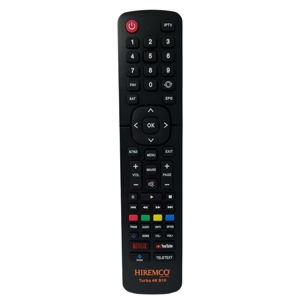 Hiremco Turbo S10 4K Linux Orijinal Kumanda