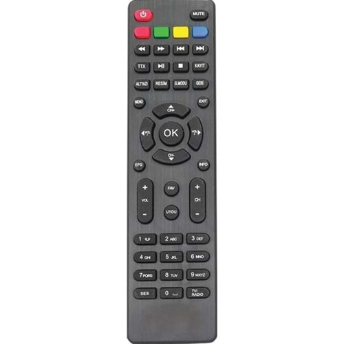 HRU0165 Hiremco Zapper HD Uydu Alıcı Kumandası