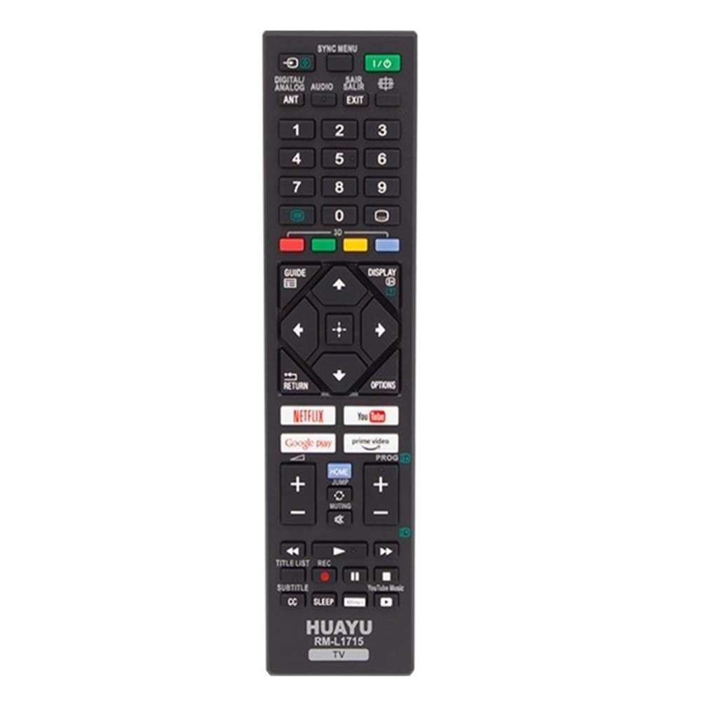 KK9885 Sony RM-L1715 Lcd-Led TV Kumandası