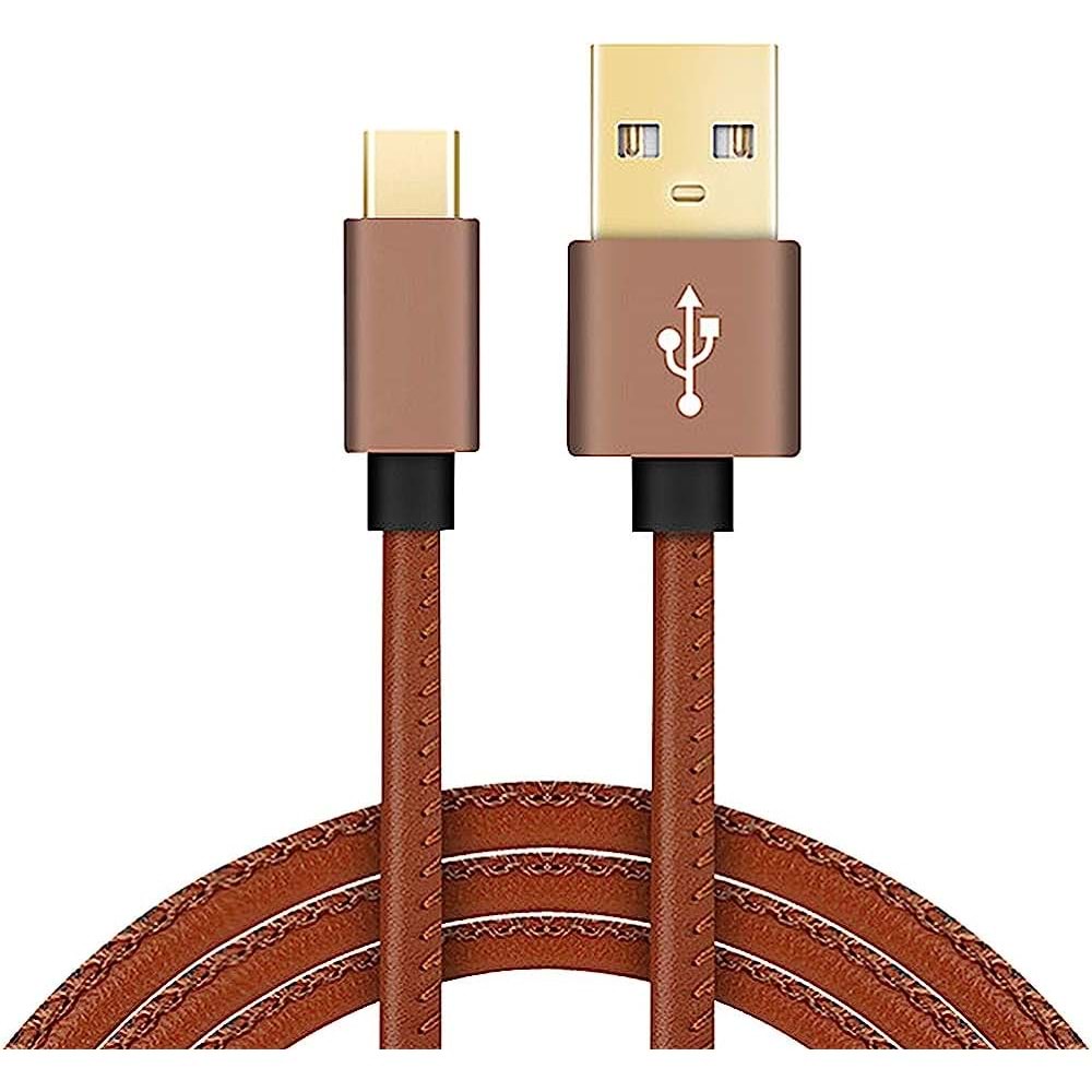 Type-C Şarj-Data Kablosu - Kahverengi