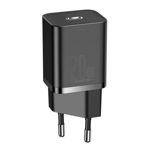 Super Si QC 20W Type-C Şarj Cihazı Siyah
