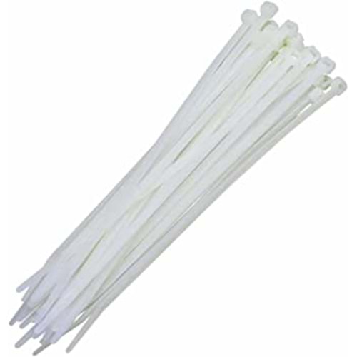 CT 36150-W 150*3.6mm Beyaz Plastik Kablo Bağı 100'lü