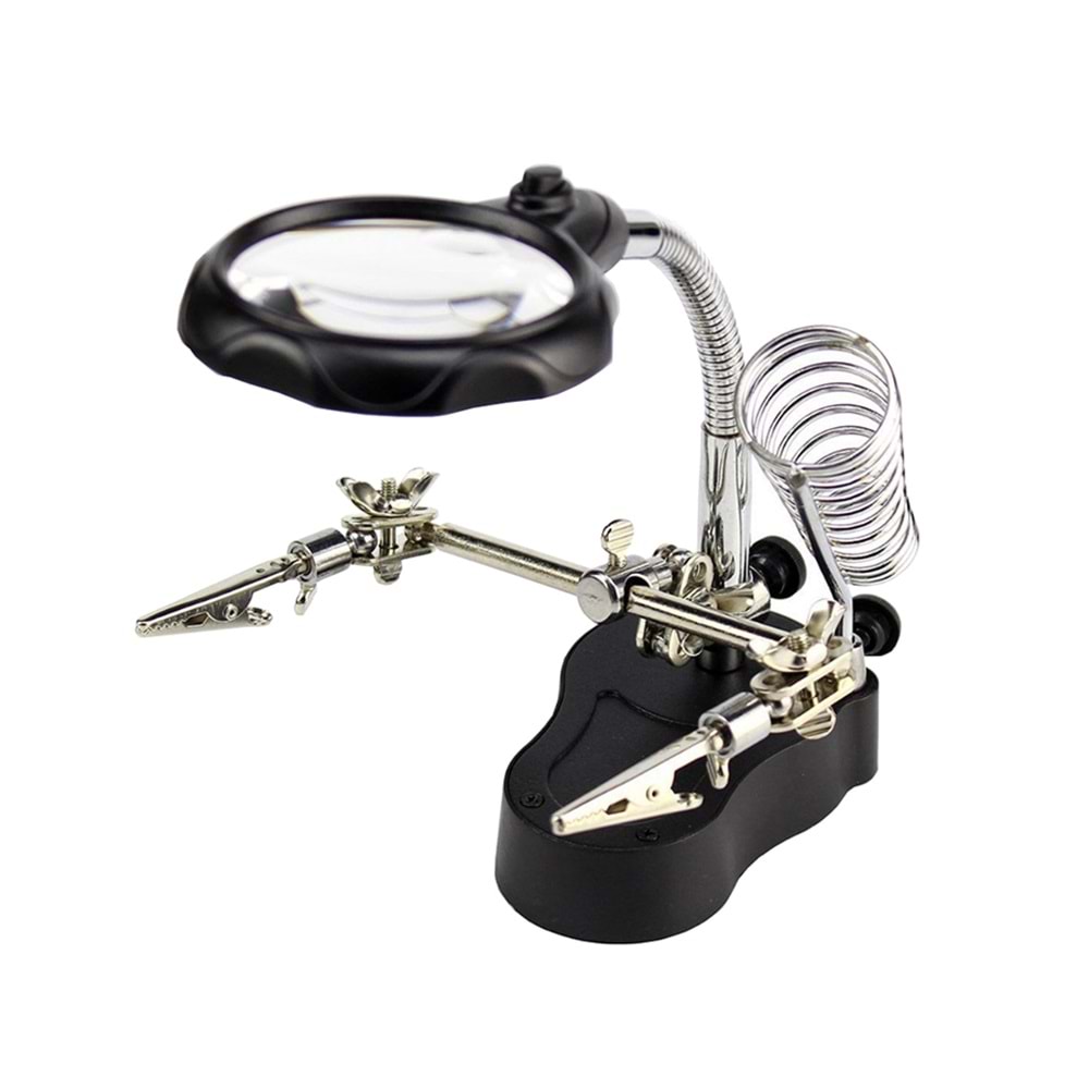 HZB004 Büyüteçli Havya Standı