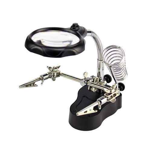 HZB004 Büyüteçli Havya Standı