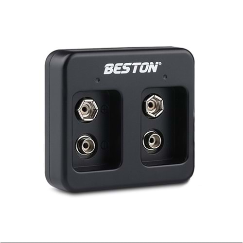 BST-C802 2*4 AA/AAA - 1*2 9 Volt Pil Şarj Cihazı