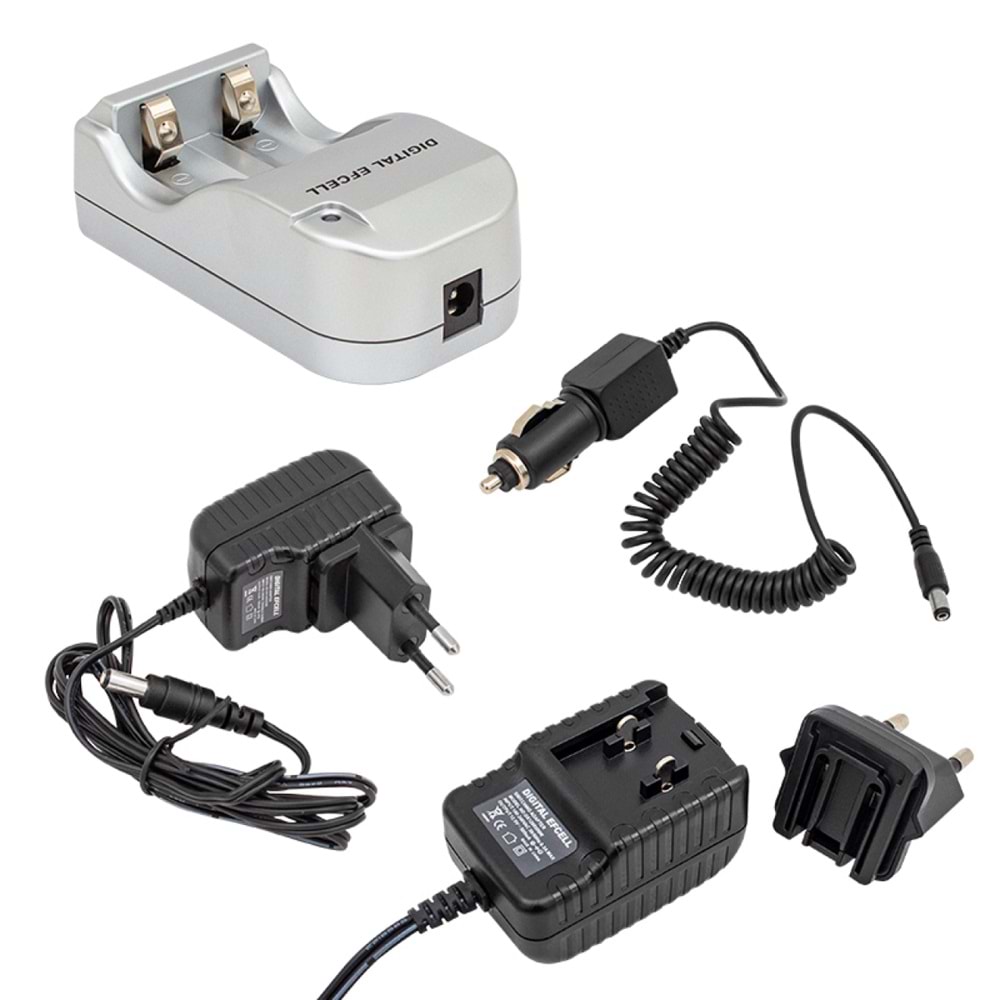 11420 123A - 16340 - 17335 2’li Ev+Araç Pil Şarj Cihazı