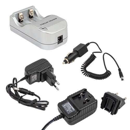 11420 123A - 16340 - 17335 2’li Ev+Araç Pil Şarj Cihazı