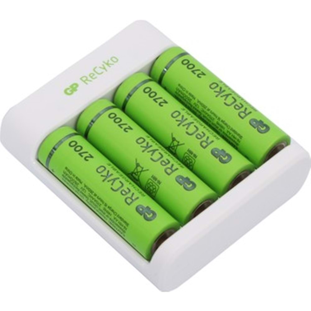 E411 4'lü AA-AAA USB Pil Şarj Cihazı