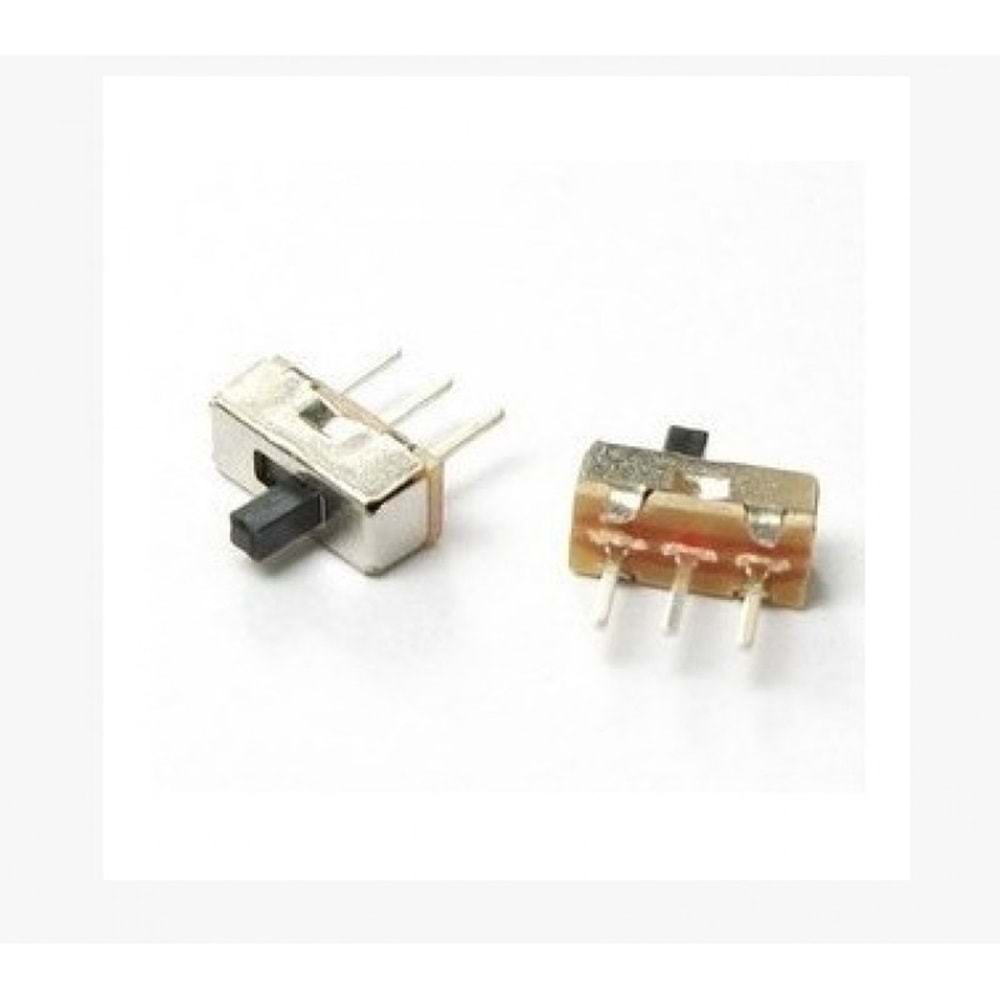 3 Pin Dik Slide Switch - Küçük