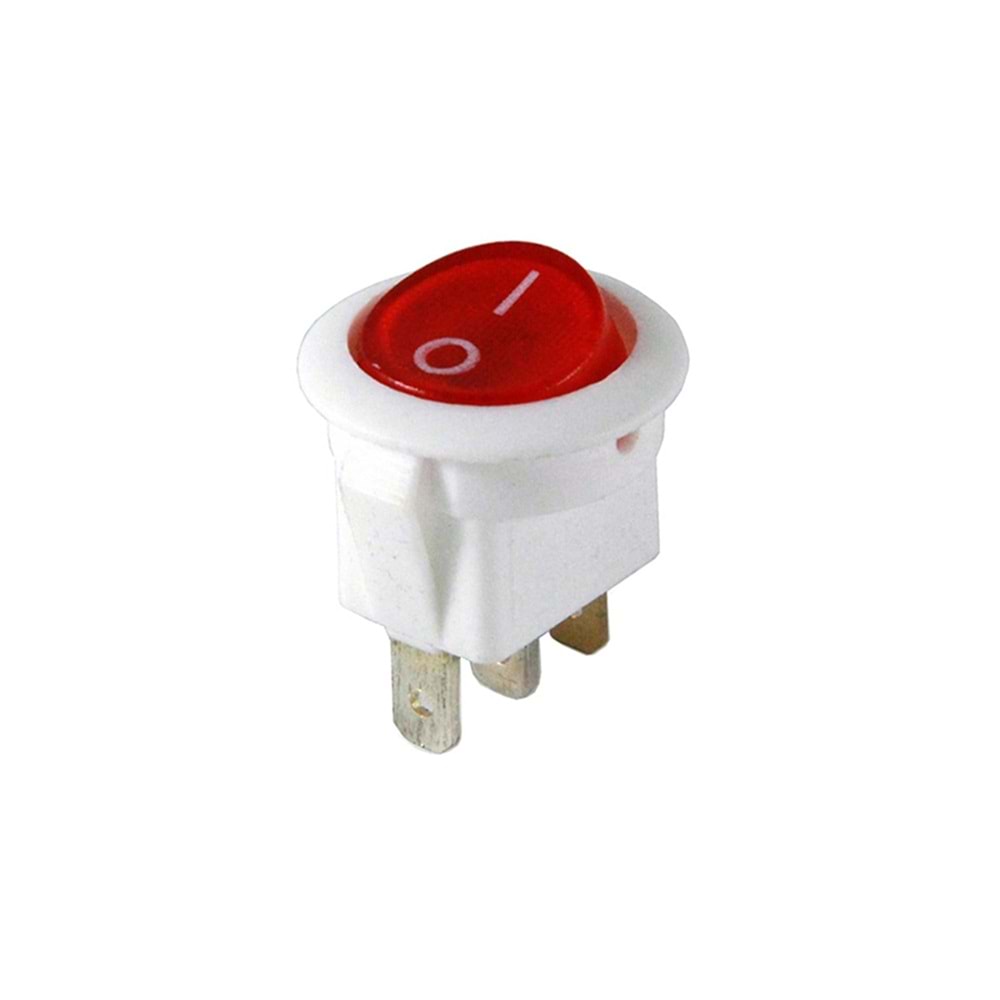 IC-131B Yuvarlak Işıklı Anahtar ON-OFF 3P