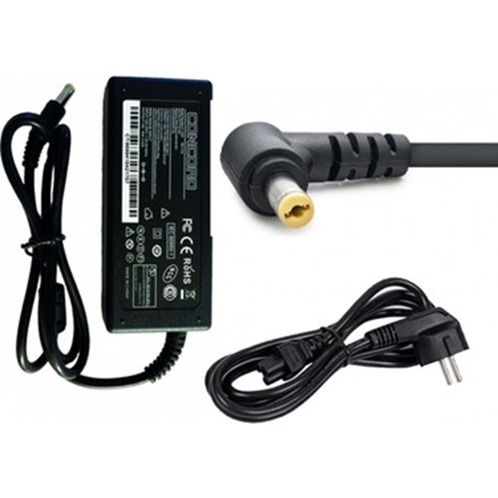 Tor Tac-201 19V-3,42A 5.5-1,7MM Notebook Adaptör