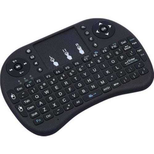 Mini Keyboard Smart Tv Işıklı Mini Klavye Dokunmatik Mouse