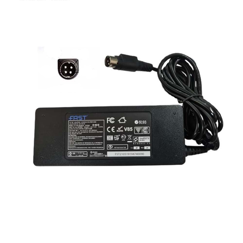 C185 12V 5A 4 Pin Notebook Adaptör CMADP105B