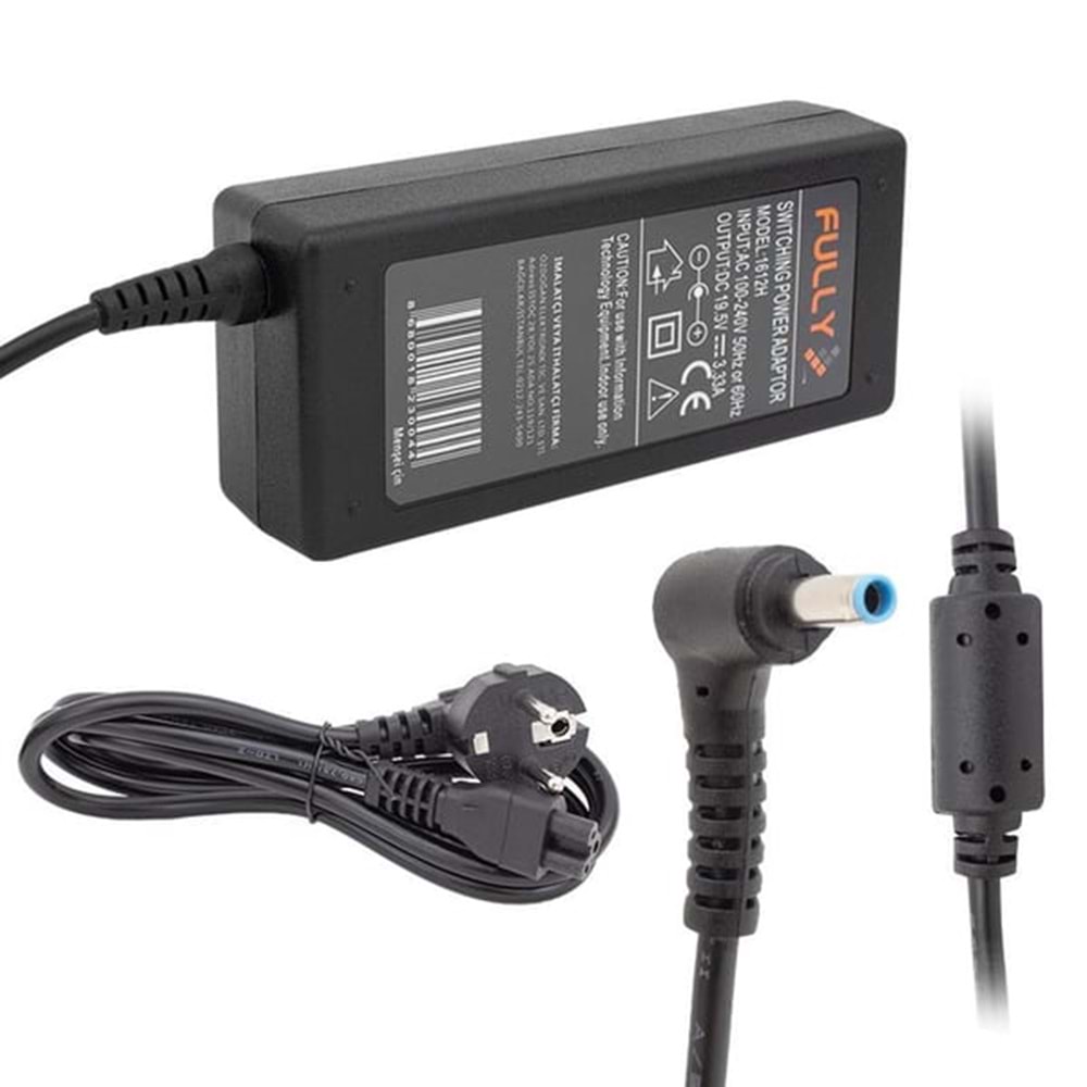 O-1612H 19.5V 3.4A 4.5x3.0mm Adaptör