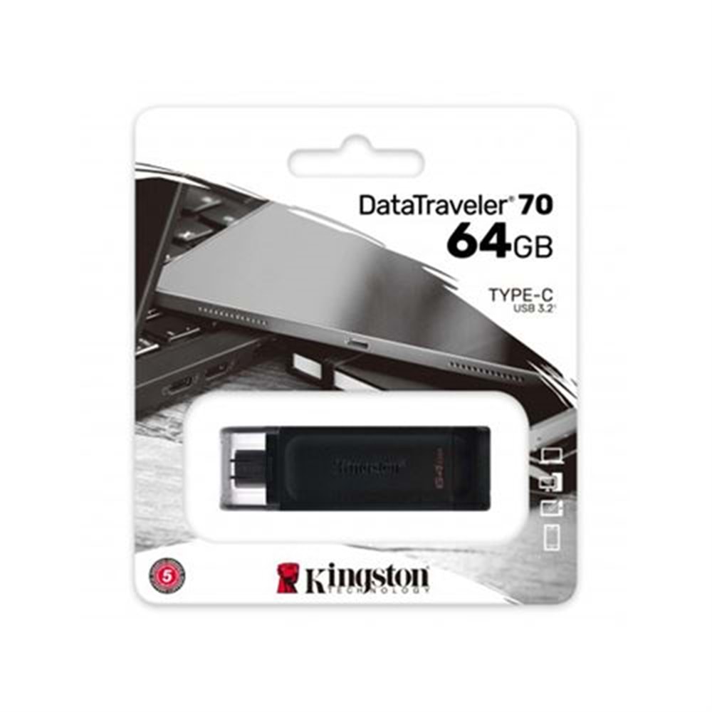 DT70/64GB USB-C 3.2 GEN1 Flash Bellek