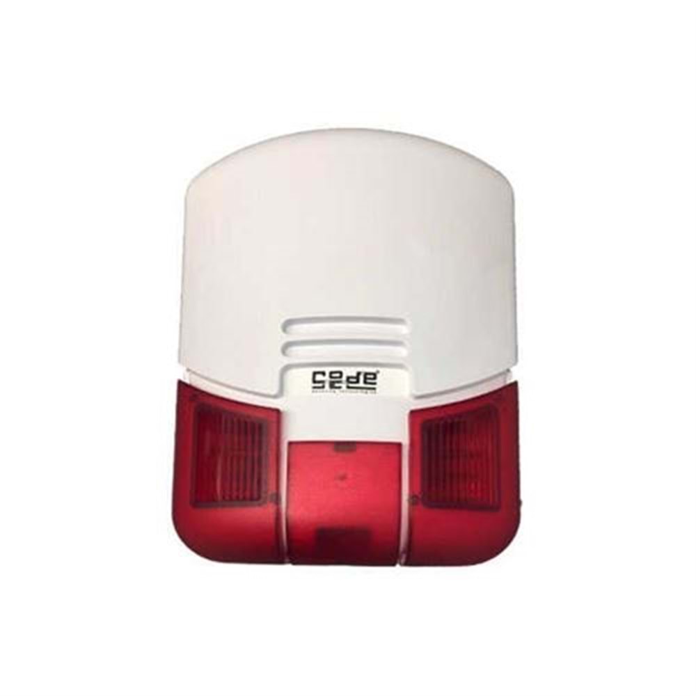 Kablolu Harici Siren - Kırmızı