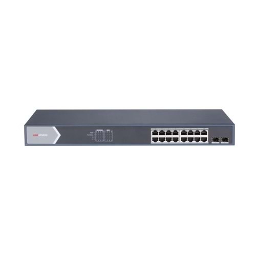 DS-3E0518P-E/M 16 Port +2SFP Gigabit Yönetilemez POE Switch
