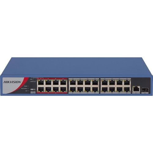 DS-3E0526P-E/M 24 Port +2SFP Gigabit Yönetilemez POE Switch