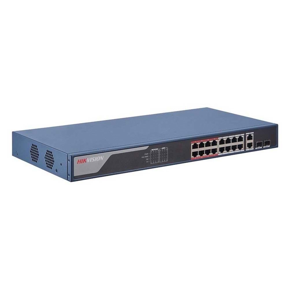 DS-3E1318P-EI 16 Port 10/100 Smart Managed 16 Port PoE 230watt