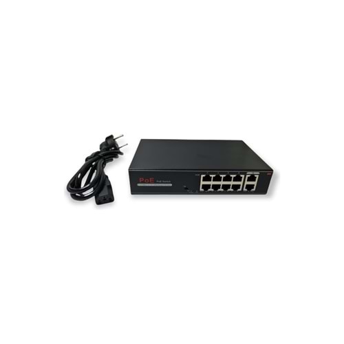AV-H1108PGL 8+2 Port Poe Switch