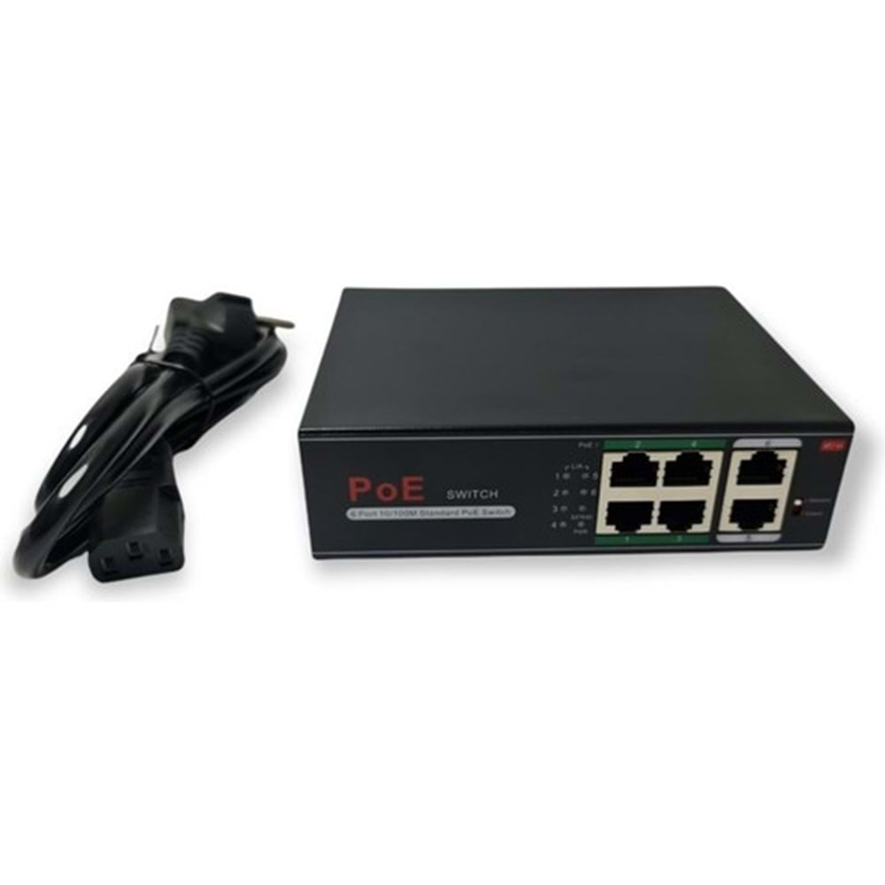 AV-H1064PLS 4+2 Port Poe Switch