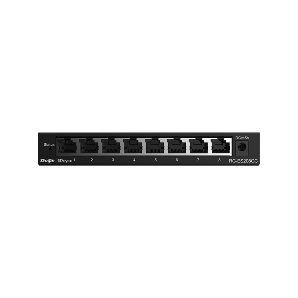 RG-ES208GC 8 x 10/100/1000 Base-T Switch