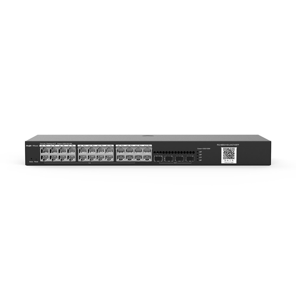 RG-NBS3100-24GT4SFP 24 x 10/100/1000 Base-T Port | 4 x SFP Switch
