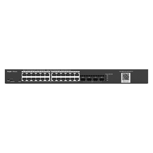RG-NBS3100-24GT4SFP-P 24 x 10/100/1000 Base-T PoE/PoE+ Port | 4 x SFP Switch