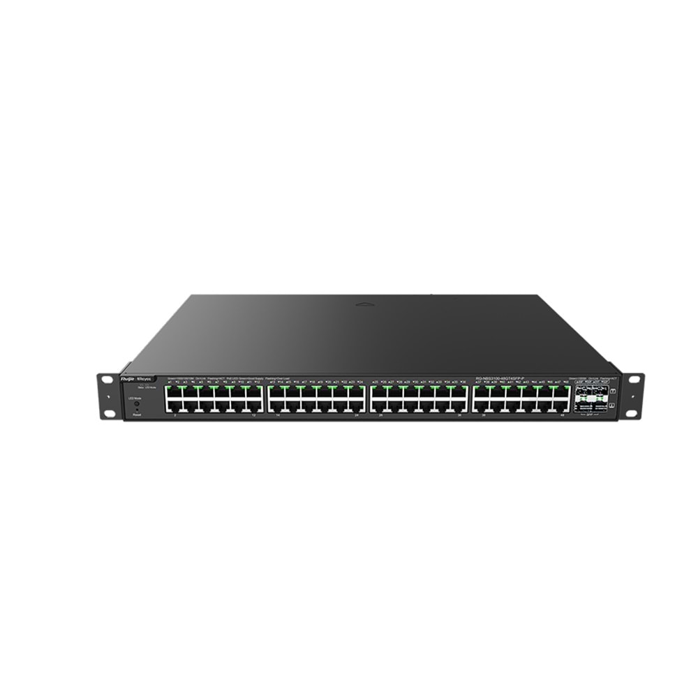 RG-NBS3100-48GT4SFP-P 48 x 10/100/1000 Base-T PoE/PoE+ Port | 4 x SFP Switch