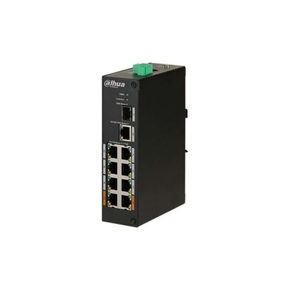 PFS3110-8ET-96 8FE PoE+1GE+1GE SFP Endüstriyel Poe Switch