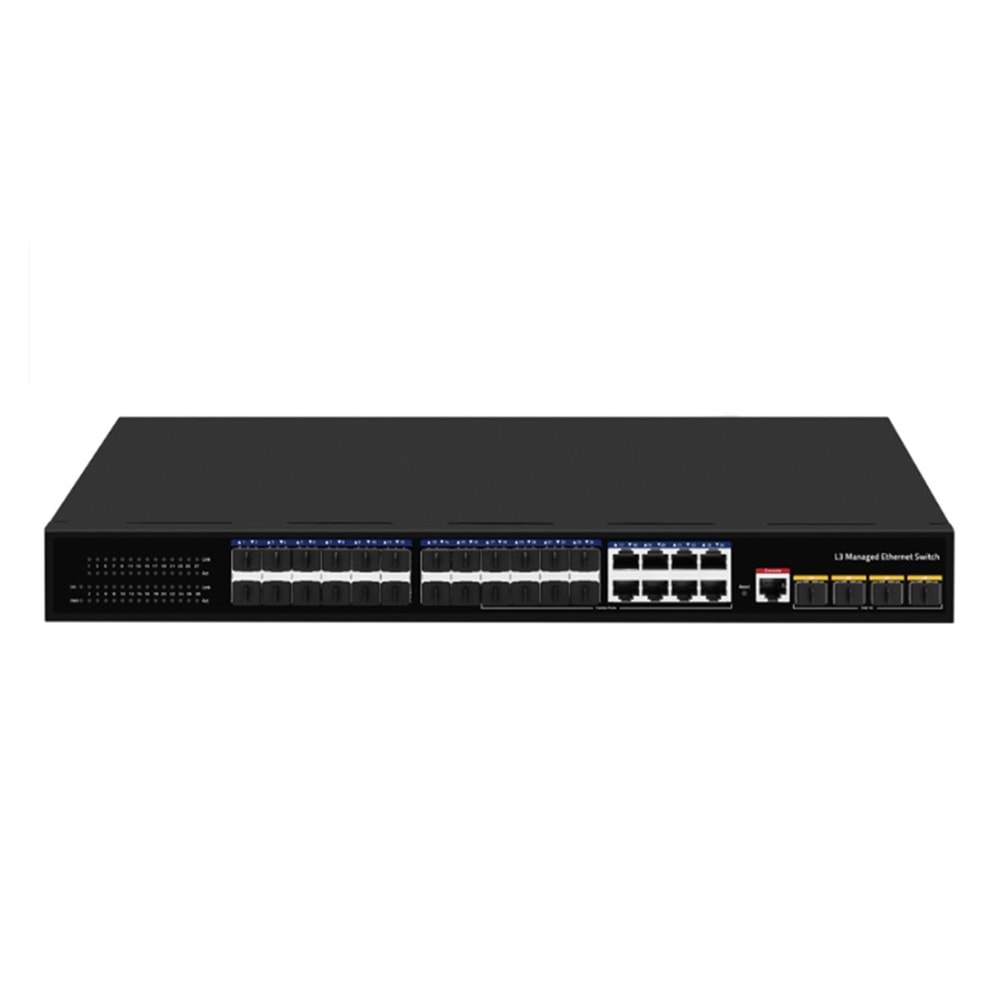 ODS-24S8U410GS 10G L3 Managed 24 Port 10/100/1000M SFP + 8 Uplink Gigabit Ethernet Port