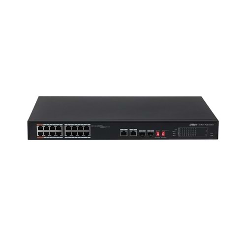 DH-PFS3218-16ET-135 16 PORT 16XFE-2XGE-2XGE/SFP 135W POE SWİTCH