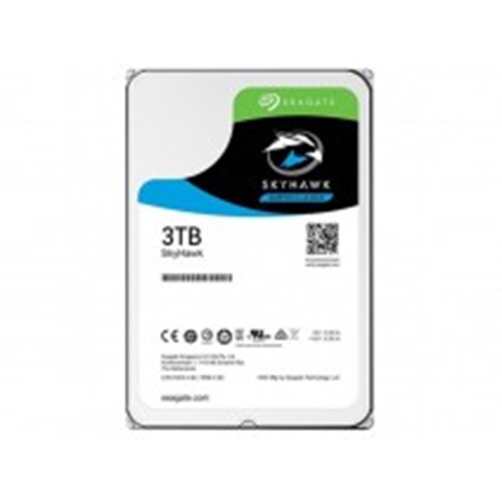 3TB SEAGATE SKYHAWK 256MB 7/24 ST3000VX009