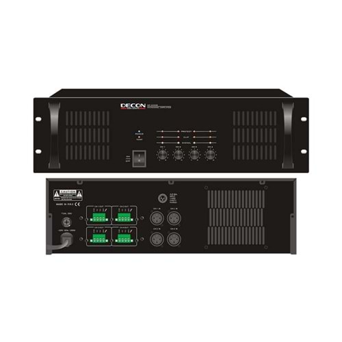 DP-4300B DECON 4 KANALLI 4*300 W POWER ANFİ