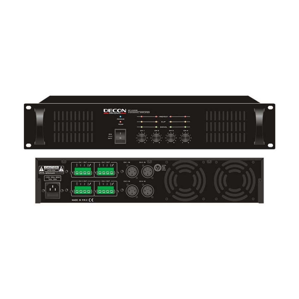 DP-4200B DECON 4 KANALLI 4*200 W POWER ANFİ