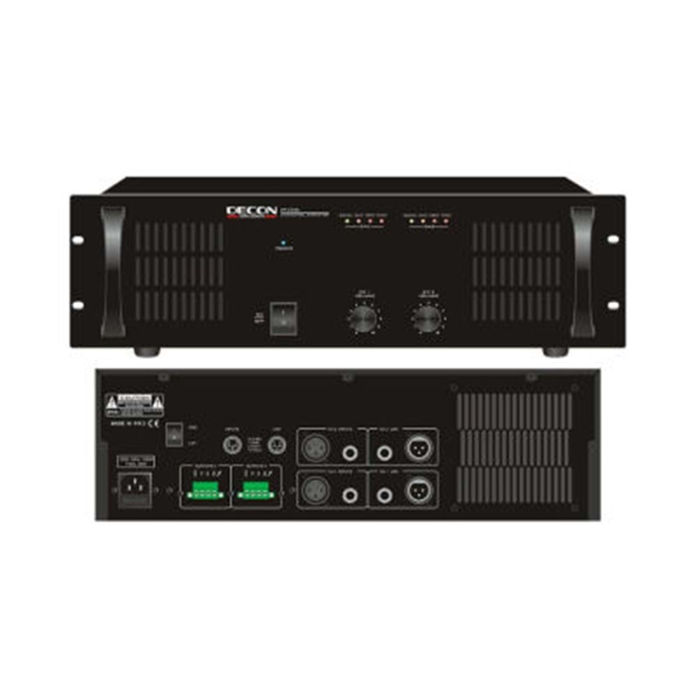 DP-2500 DECON 2 KANALLI 2*500 W POWER ANFİ