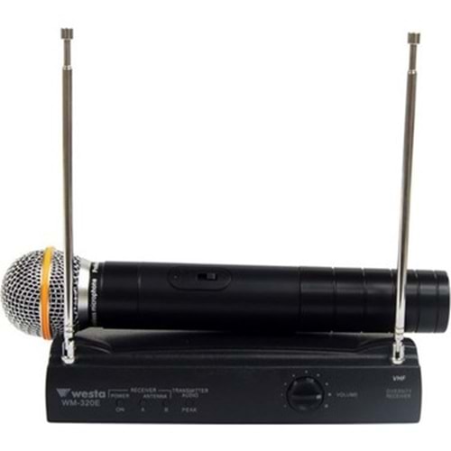 WM-320 E WESTA TEK EL TELSİZ MİKROFON