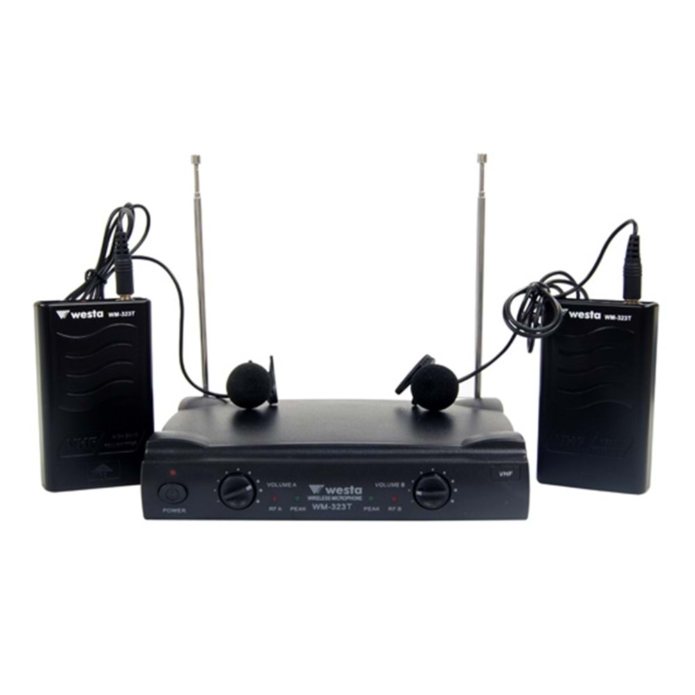 WM-323 T WESTA 2 YAKA TELSİZ MİKROFON